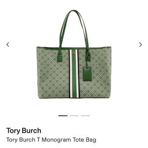 Tory Burch T Monogram Tote Bag